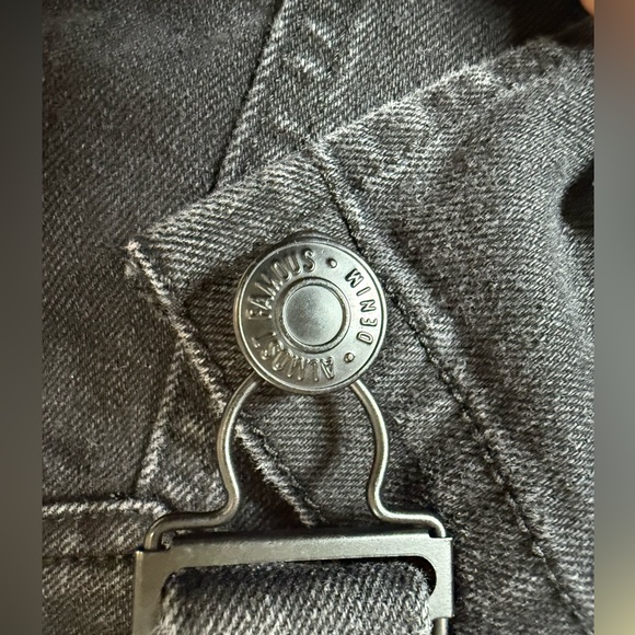 Almost Famous Black Distressed Jumpsuit - Picture 3 of 4